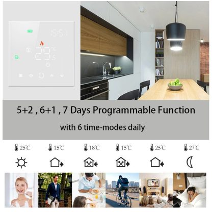 WiFi Termostat ugradbeni TGW bijeli - Image 5